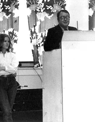 Mr. Vadala giving a speech.